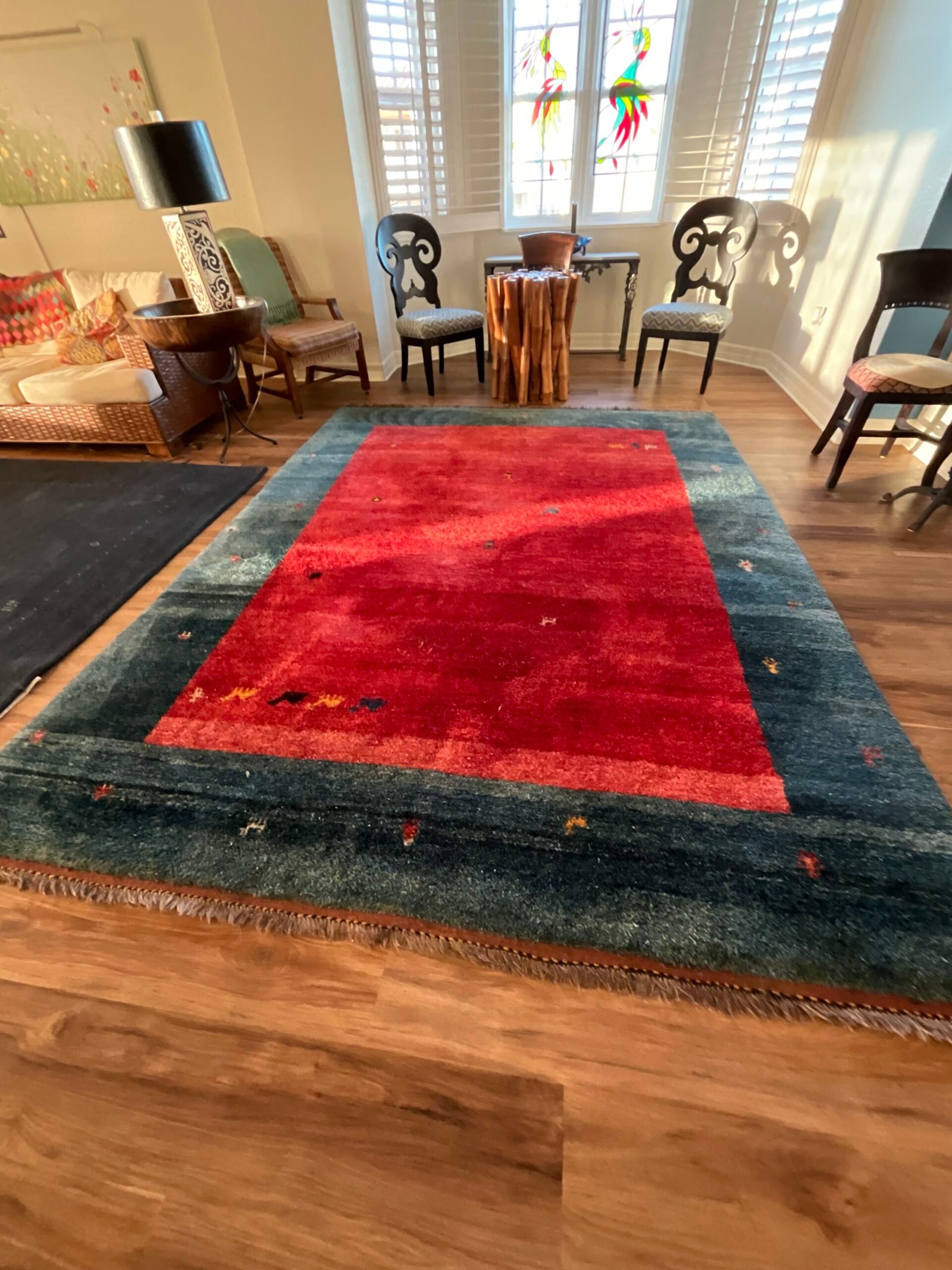Delicate area rug cleaning service by Oh Limpio